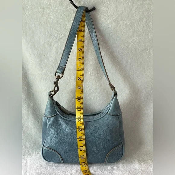 Vintage Y2K blue mini vegan purse handbag - Picture 7 of 10